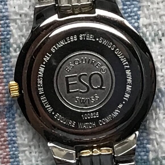 ESQ Esquire Swiss Quartz Watch – Nonworking, For Parts Only - Picture 4 of 6